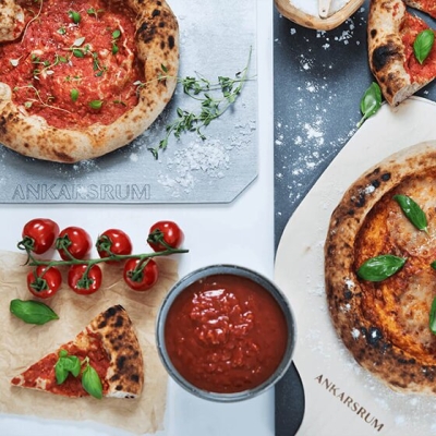 Vegane Mini-Pizza - Ankarsrum: Leckere Rezepte für Pizza